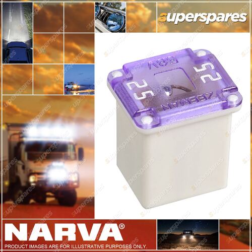 Narva 25 Amp Light Grey LJC Fusible Link Blister Pack Of 1 51025BL