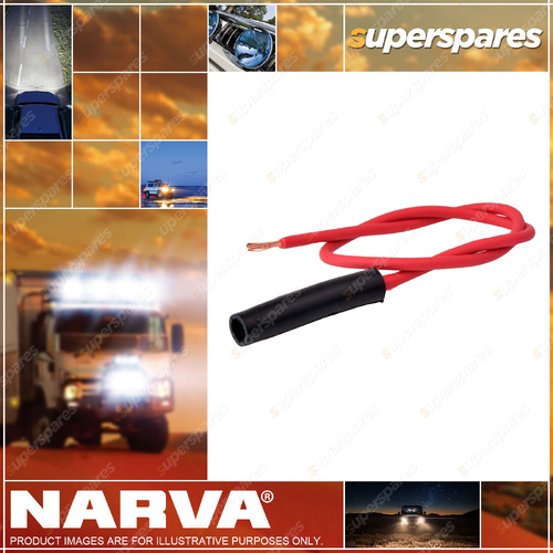 Narva 300mm Extension Leads To Suit Model 46 LED Lamps - Red Colour Stop