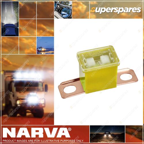 Narva 60 Amp Yellow Colour Fusible Link - Short Tab Blister Pack Of 1