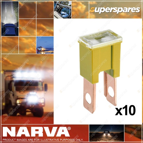 Narva 60 Amp Yellow Colour Male Plug In Fusible Link Fues Box of 10 53160