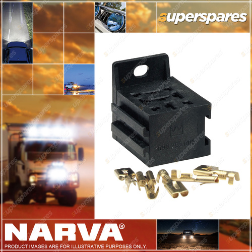 Narva Relay Connectors Suits 4 and 5 pin relays with 6.3mm x 0.8mm flat pin