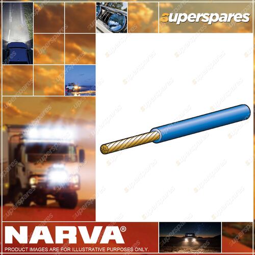 Narva 10 Amps 3mm Blue Color Single Core Cable Length 30 Meters 5813-30BE