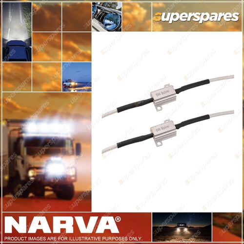 Narva 12 Volt 5W Load Resistor for LED Globe Change - Blister Pack Of 2