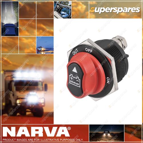 Narva 200 Amp Rotary Battery Master Switch With Removable Keyed Knob Blister 1