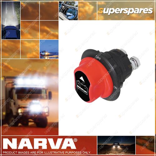 Narva Red Plastic Keyed Knob To Suit 100A Rotary Battery Master Switch