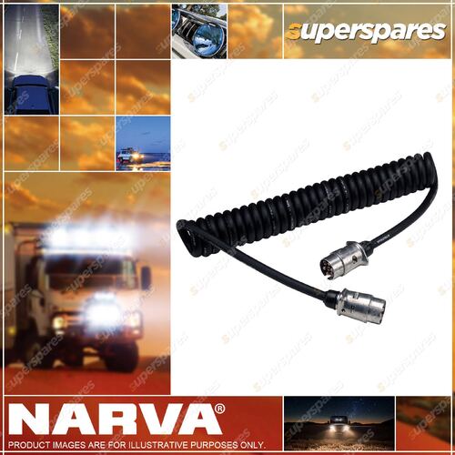 Narva 7 Cores 4mm Suzi Coil 4.6M With 6x4mm 2mm2 1x5mm Cores And Tails 82524