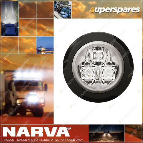 Narva Hide Away L.E.D Warning Light White 36mm Surface Recessed Flush Mount