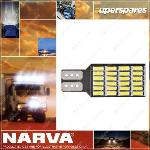 Narva High Powered L.E.D T-15 Wedge Globes Cool White - Blister Pack Of 1