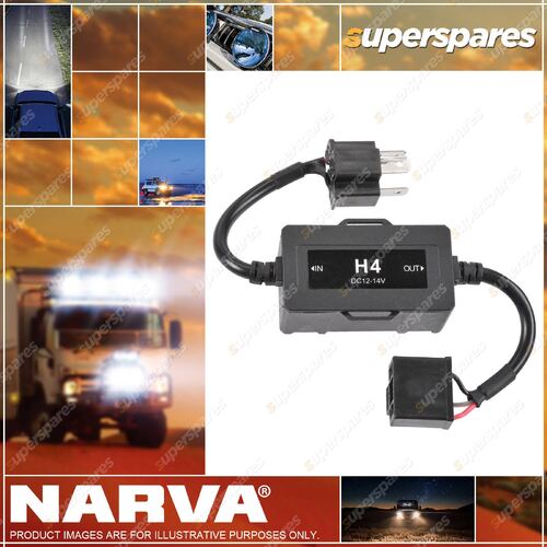 Pair Narva H4 Type Electronic Canbus Module for LED Globes Wiring Harness Plug