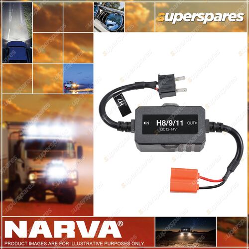 Pair Narva H8/9/11 Type Canbus Module for LED Globes Wiring Harness Plug