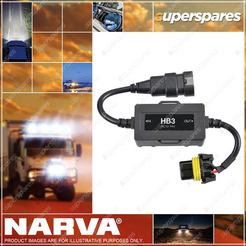 Pair Narva HB3 Type Electronic Canbus Module for LED Globes Wiring Harness Plug