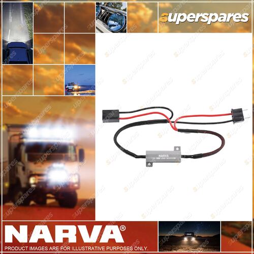 Pair Narva H4 60/55W Load Resistors Modules for LED Globes Wiring Harness Plug