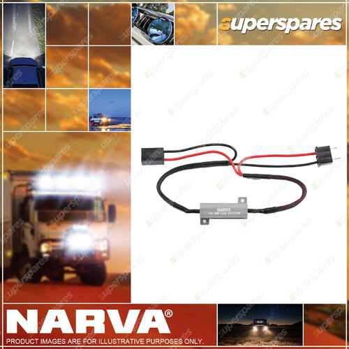 Pair Narva H8/9/11 35/55/65W Load Resistors Modules for LED Globes Wiring Plug