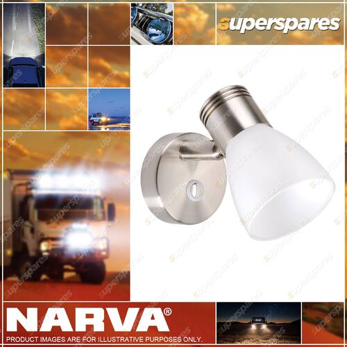 Narva 10-30 Volt Nickle Interior Lamp Dimming W/Switch 6000K Part NO.of 87468