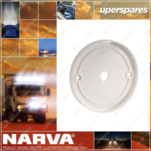 Narva 130 mm White Base To Suit Model 43 Lamps Part NO. of 94390W