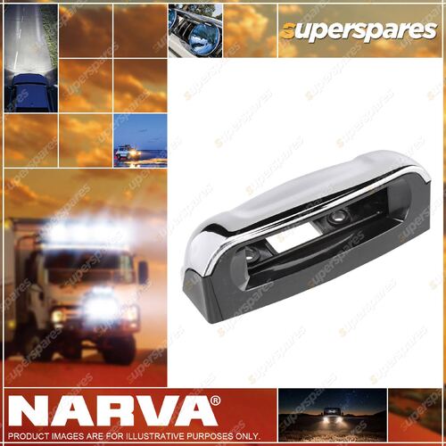 Narva Chrome/Black Housing To Suit Model 8 Licence Plate Lamp 90897