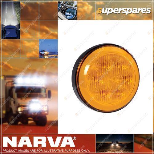 Narva 9 - 33V Model 43 L.E.D Front Direction Indicator Lamp Amber Signal Light