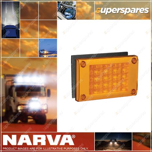 Narva 9 - 33V LED Rear Direction Indicator Lamp Amber With Surface Mount Gasket
