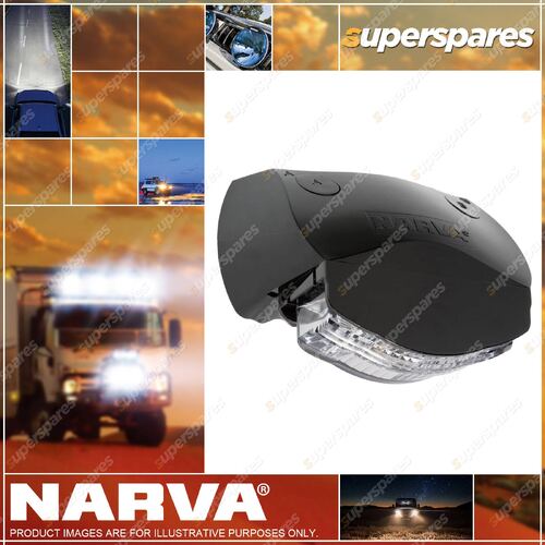 Narva 9 - 33 Volt 3 L.E.D Licence Plate Lamp Black Housing And 2.5M Cable