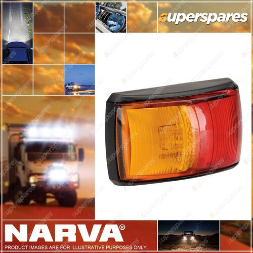 Narva 10 - 33V Model 14 L.E.D Side Marker Lamp Light Red/Amber With 2.5m Cable
