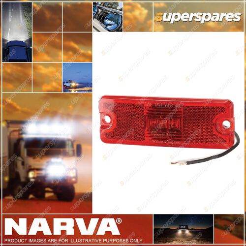 Narva 10 - 30 Volt Model 18 L.E.D Rear End Outline Marker Lamp Red