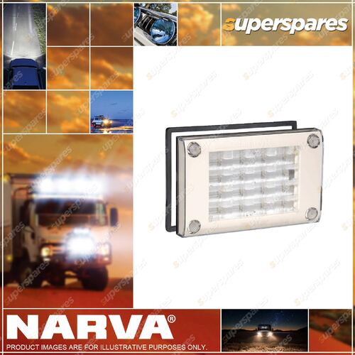 Narva 9-33V LED Reverse Lamp White For Horizontal Mounting With Retro-fit Gasket