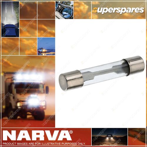 Narva 25 Amp 3Ag Glass Fuse with Size 32mm x 6.3mm Auto Fuse - Box Of 50