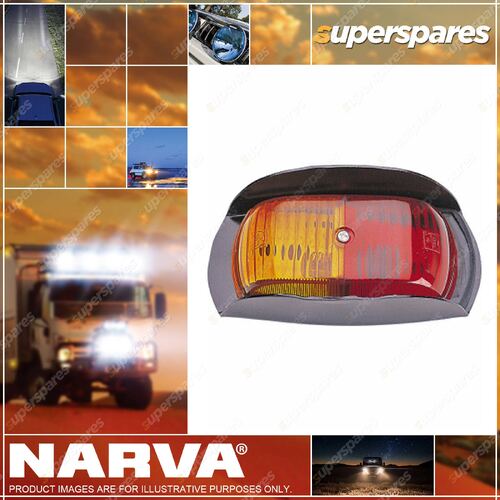 Narva Side Marker Lamp Light With metal safety-guard bracket - Red / Amber