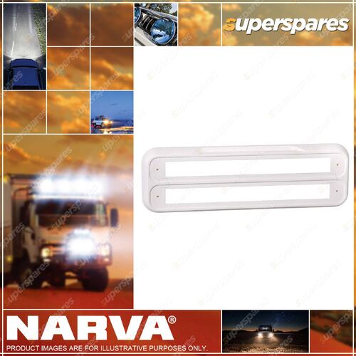 1 x Narva Twin Surface Mount Base Cover to suit Model 39 Lamps - White