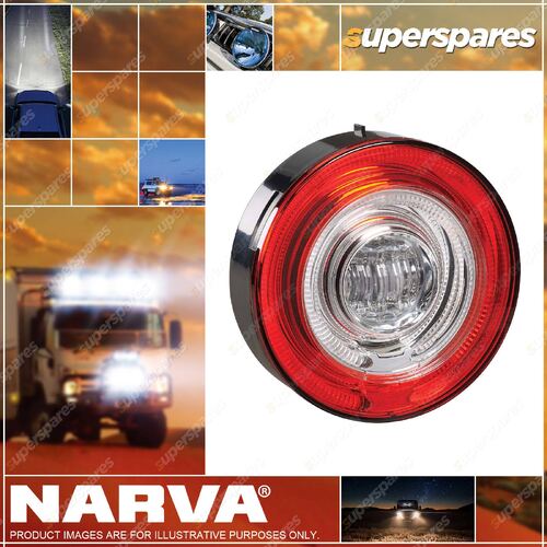 9-33V LED Model 57 Rear Direction Indicator Lamp - Amber With Tail Ring - Red