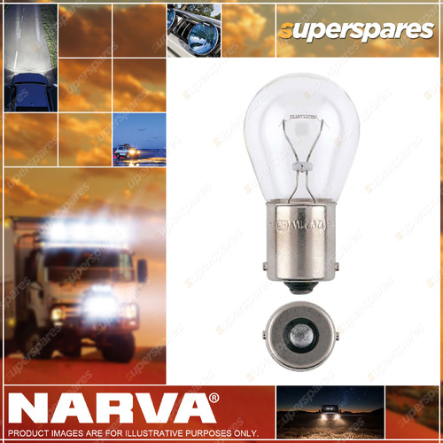 Narva 24 Volt 21W BA15S P21W Premium Incandescent Globes - Blister Pack Of 1