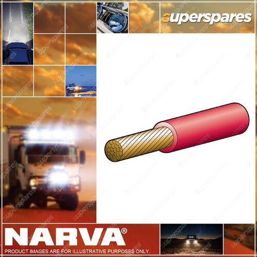 1 pc of Narva 100Amp Red colour 8 B&S Battery & Starter Cable - 100M