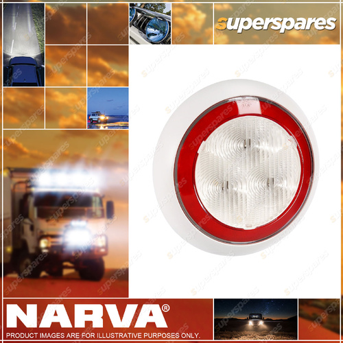 9-33V Model 43 LED Rear Direction Indicator Lamp - Amber With Red LED Tail Ring