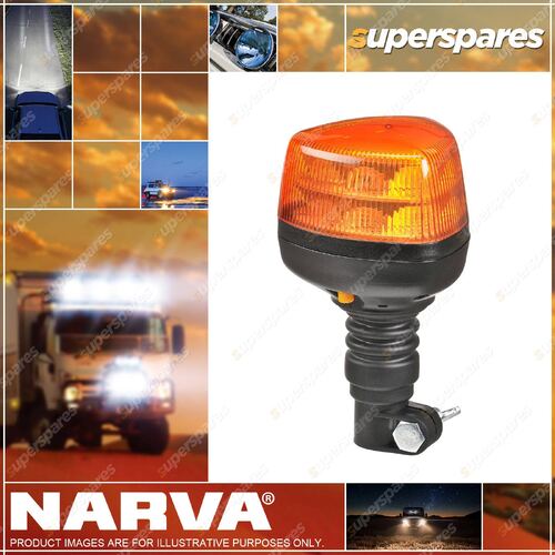 Narva 10-33V Aerotech Short Amber LED Strobe with Flexible Pole Base Type
