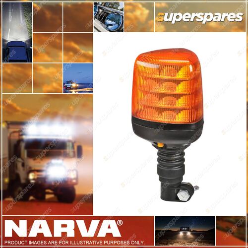 Narva 10-33V Aerotech Tall Amber LED Strobe with Flexible Pole Base Type