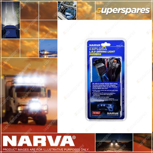 1pc of Narva 12 Volt Explora 175 L.E.D Driving Light Harness 74404