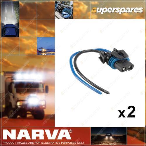 Narva HB3 Connector Suits HB3 P20d halogen Globes 49890 2 x Pack of 1