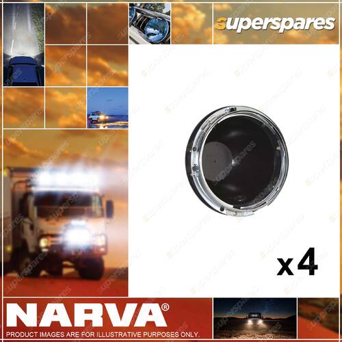 4 x Narva Brand 7" 178mm Plastic Headlamp Bucket Closed Back 72192