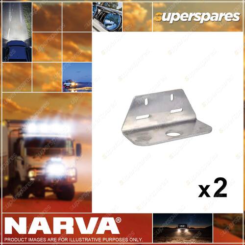2 x Narva L Bracket To Suit 85210A 85210R 85210B Warning Light 85225