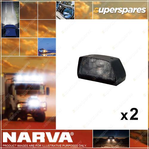 2 x Narva Licence Plate Lamp Plate Light for Truck Trailer Lighting