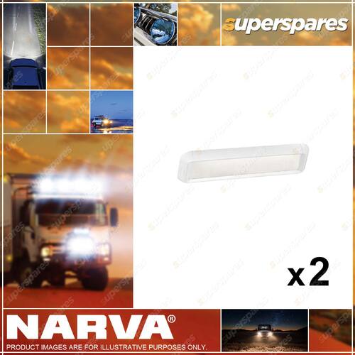 2 x Narva 12 Volt L.E.D Interior Light Panel Without Switch 270 x 100mm 87567