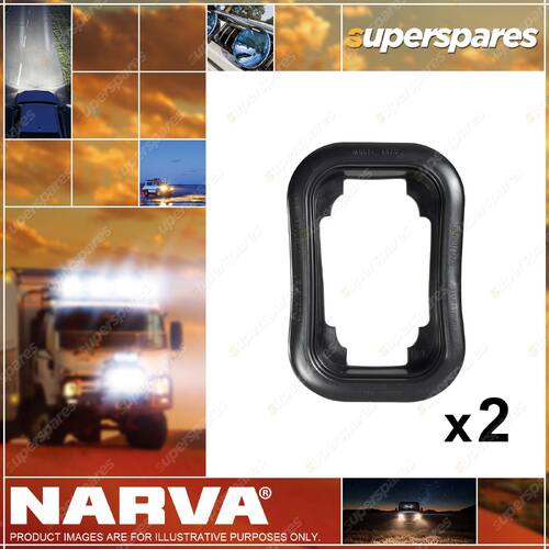 2 x Narva Vinyl Grommet Suits Model 45 LED Lamps - Size 160 x 112mm 94595