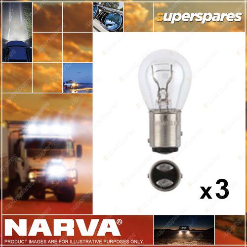 Narva Stop Tail and Indicator Globe 12V 21 5W 17916BL 3 x Blister Pack of 1