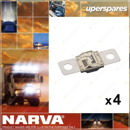 Narva 80 Amp ANS Type Fuse Bolt-on Fuse 53810BL 4 x Blister Pack of 1