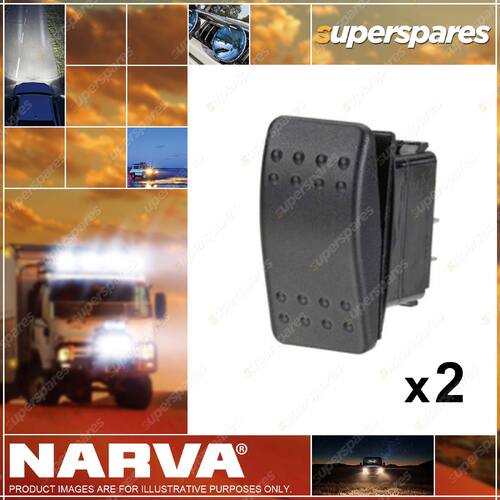 Narva Off / On / On General Sealed Rocker Switch 2 x Blister Pack of 1
