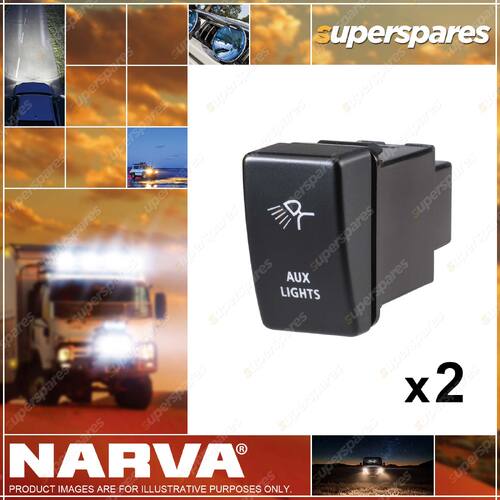 Narva OE Style Switch -Aux Light for 38.6x22.5 2 x Blister Pack of 1