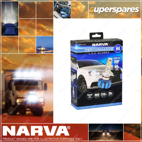 Narva H4 12 / 24V LED Conversion kit Gen III LED Performance Globe Kit