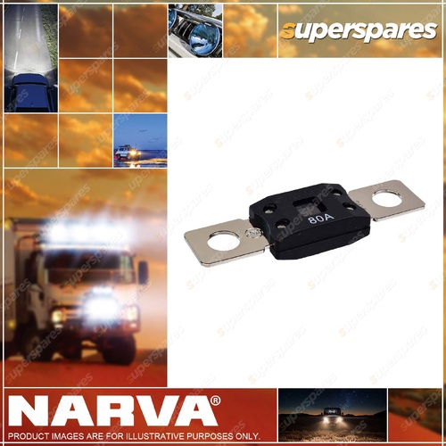 Narva Brand 80 Amp Anm Type Fuse Auto Parts Accessory - Box Pack of 1