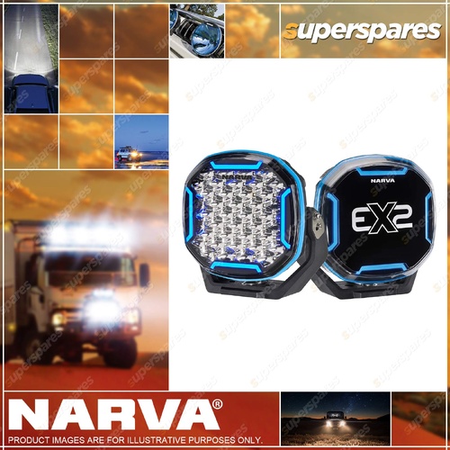 Narva 9" 9 inch EX2-R Driving Lamp (Pair) LED Driving Light Kit SUV 4WD Offroad