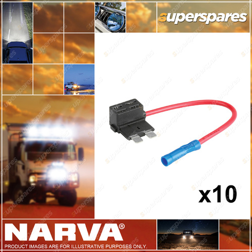 Narva ADD-A-CIRCUIT Standard Twin ATS Blade Fuse holders - Box of 10